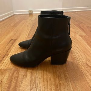 Dolce Vita Black Heeled Ankle Boot